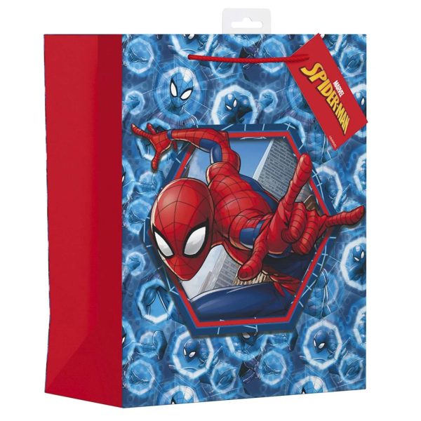 Premium Marvel superhero spider-man gift bag large