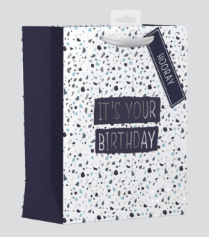 Giftmaker Terrazzo It's Your Birthday Gift Bag Large