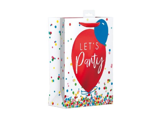 Premium Giftmaker let's party balloon gift bag large