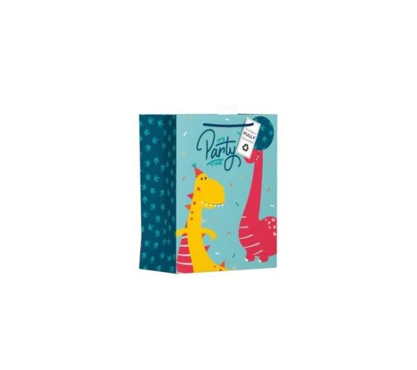 Premium Giftmaker party dinosaurs gift bag medium