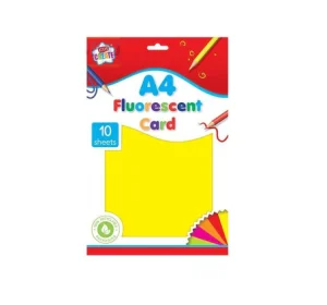 Kids Create A4 Fluorescent Card 10 Sheets