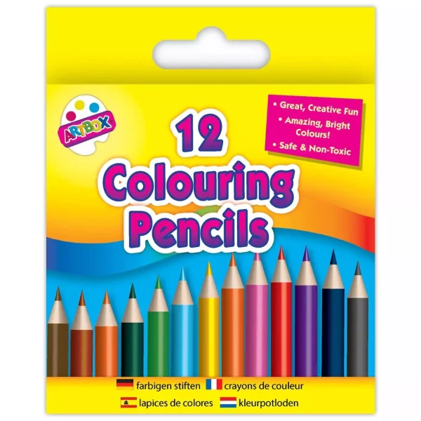 Premium Artbox half-sized colouring pencils pack of 12