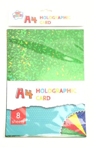 Kids Create A4 Holographic Card