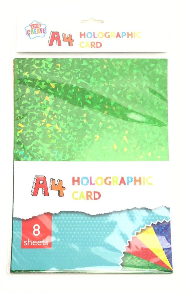 Premium Kids create a4 holographic card