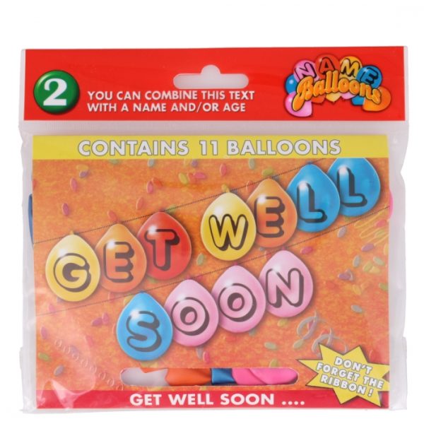 Get Well Soon 11 Balloons