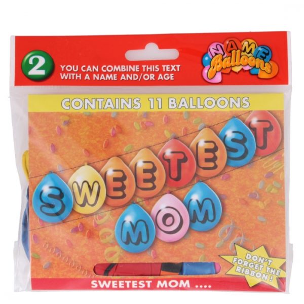 Sweetest Mom 11 Balloons