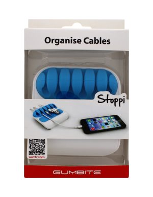 Organise Cables Stoppi Blue