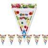 Happy B-Day Polka Dot Printed Balloon Banner