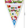 Happy B-Day Polka Dot Printed Balloon Banner