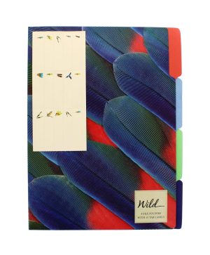 Wild 4 File Folders & 15 Tab Labels