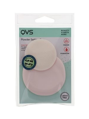 QVS Powder Setting Puff Dual Sided
