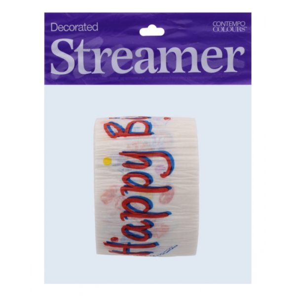 Decorated Crepe Streamers