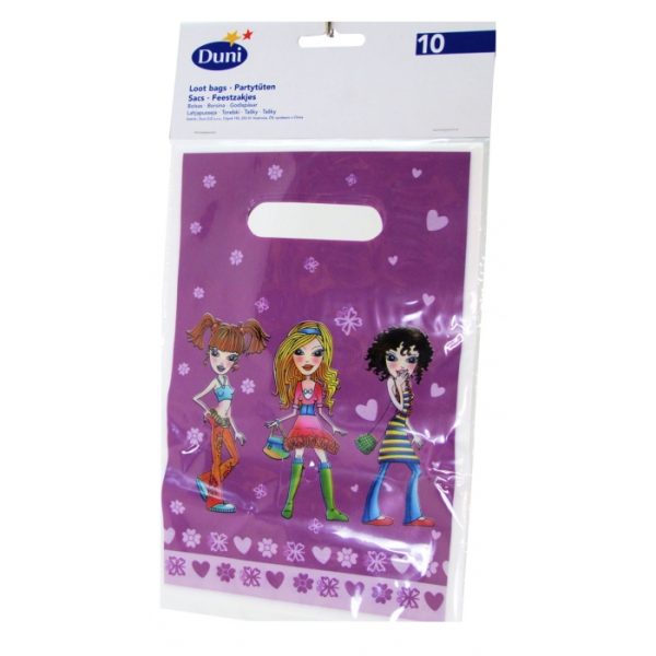 Fashion Girl Duni Party Loot Bags Pack Of 10