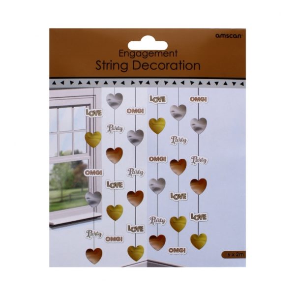 Wholesale Gold And Silver String Decoration