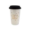 Ceramic Travel Coffee Mug with Lid