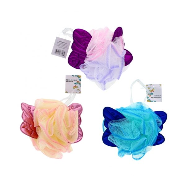 Novelty Butterfly Bath Loofah Sponge