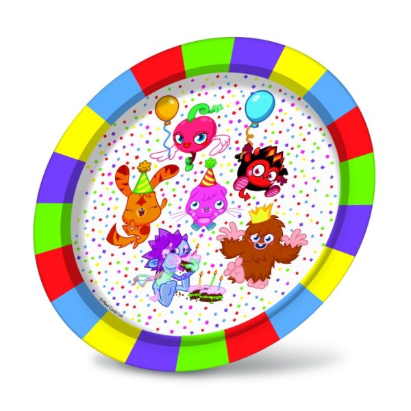 Moshi Monsters 8 Paper Plates