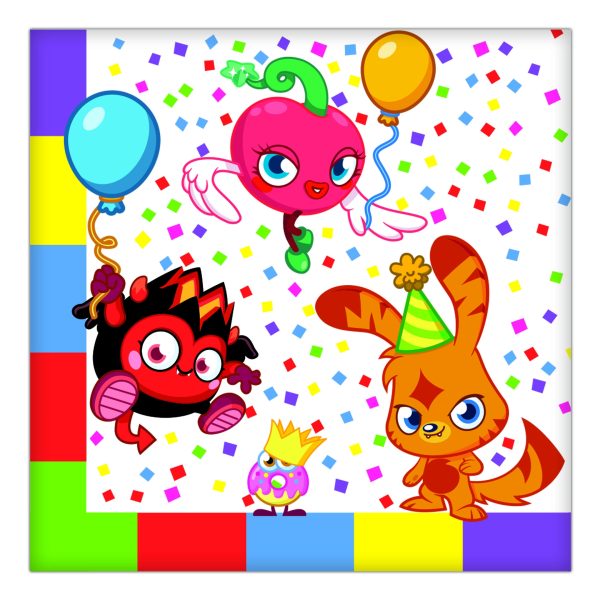 Moshi Monsters 16 NaPackins