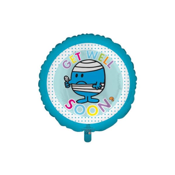 Mr.Men/Mr.Bump "Get Well Soon" 18In Foil Balloon