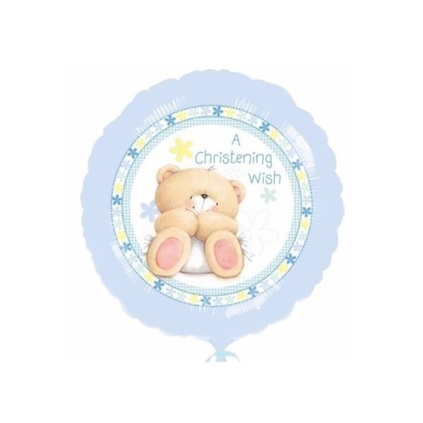 Forever Friends A Christening Wish Foil Balloon