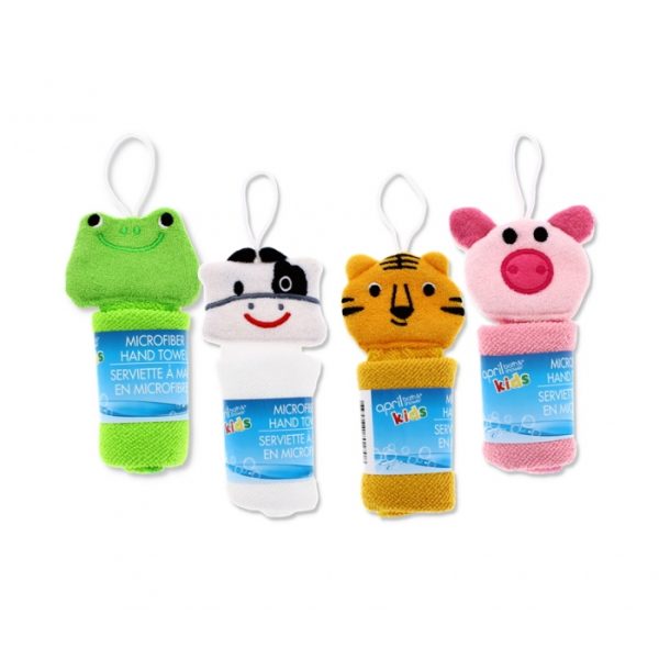 Animal Microfibre Hand Towels Assorted