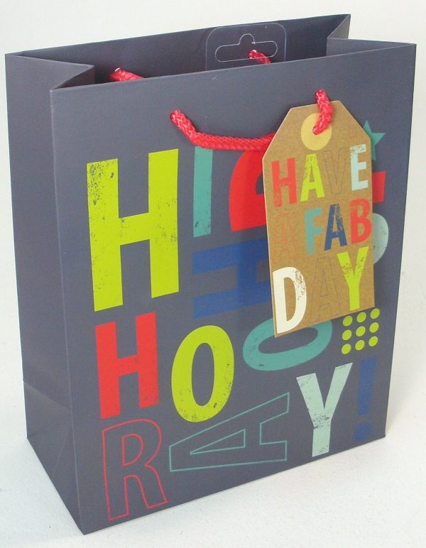 Gift Bag (Medium) "Hip Hip Hooray"