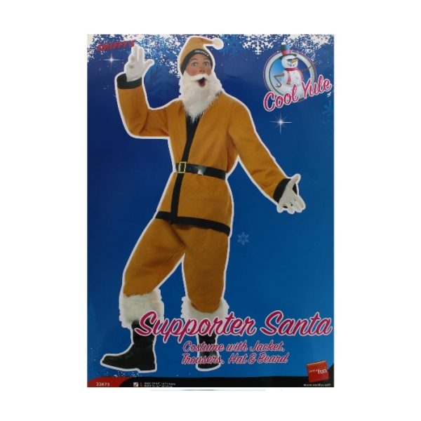 Santa Costume Large - Yellow & Black