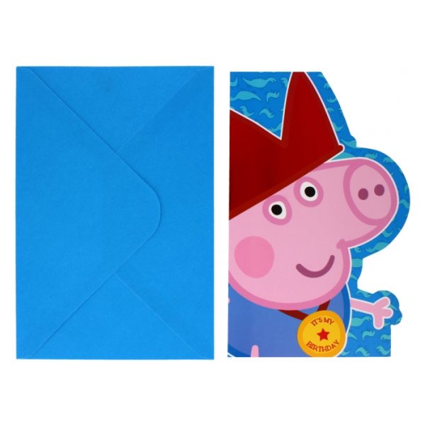 Peppa Pig Party Birthday Card