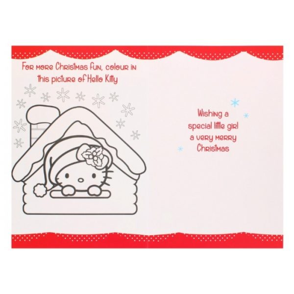 Hello Kitty Granddaughter Christmas Card