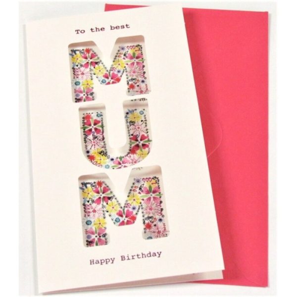 "To The Best Mum" Birthday Card