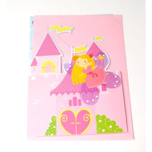 Fairy Folding Castle Sister Birthday Card