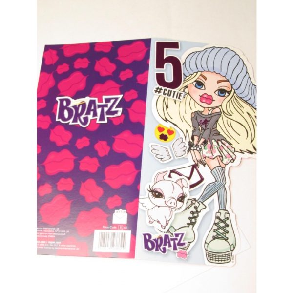 Bratz Cutie Birthday Card- Age 5