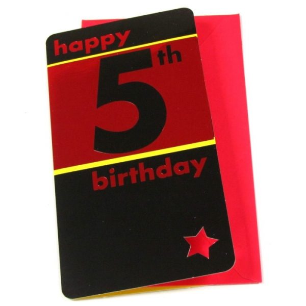 5Yrs Old Birthday Card