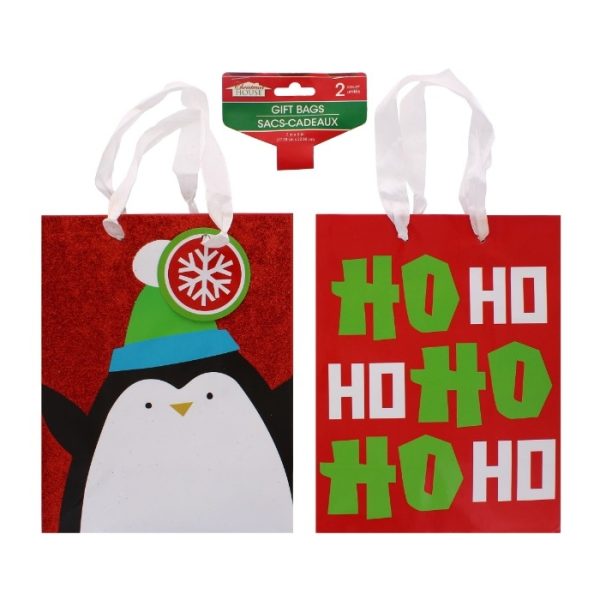 Christmas Gift Bag Pack Of 2