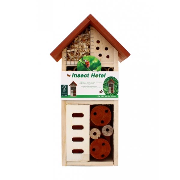 Wooden Insect Hotel House For Garden