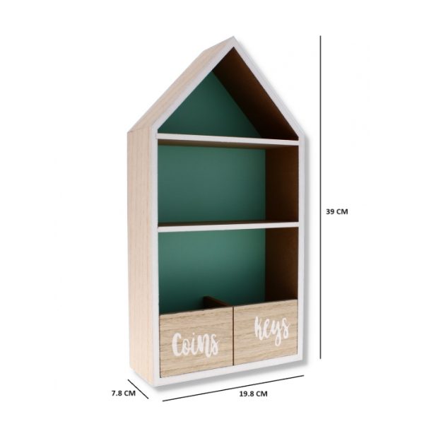 Wooden Storage Rack 19.5 X 8 X 39 cm