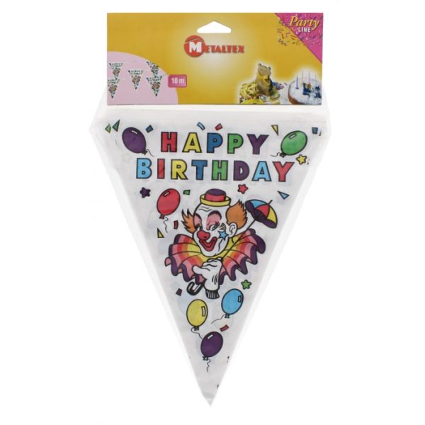 10M Happy Birthday Pennant