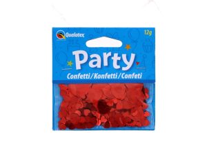 Party Confetti Red Hearts