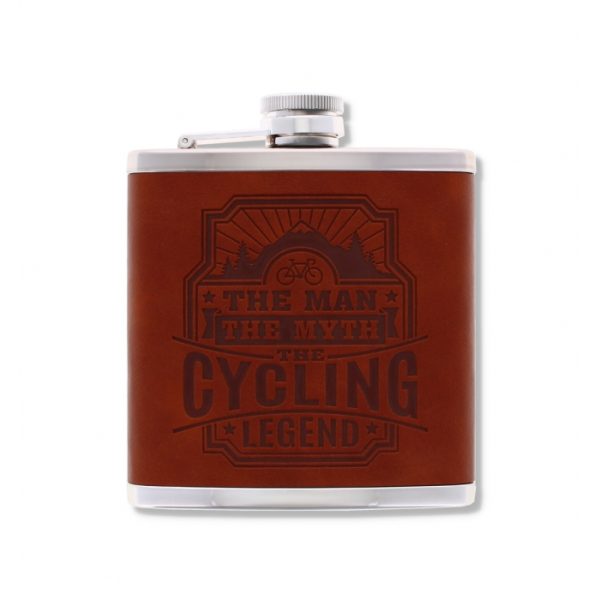 Top Bloke's Finest Pour - Personalized Hip Flask- Cycling