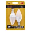 Kodak LED Bulb Candle B15 Bayonet 6W Warm White Pack of 2