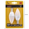 Kodak LED Bulb Candle B15 Bayonet 6W Warm White Pack of 2