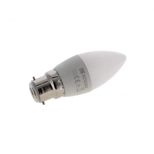 Kodak LED Bulb Candle B22 Bayonet 6W Warm White