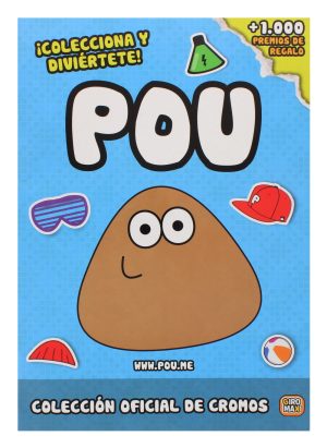 Pou Sticker Album Book Spanish