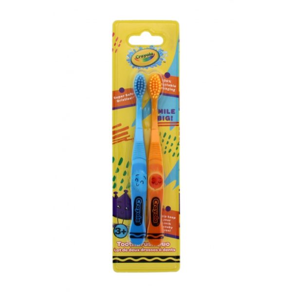 Crayola Kids Super Soft Toothbrush Asst PACK OF 2