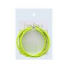 Neon Yellow Hoop Earring
