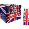 Union Jack Paper Cups, 250Ml Capacity 12-Pack
