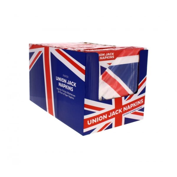 Union Jack Paper Napkins Pack Of 20