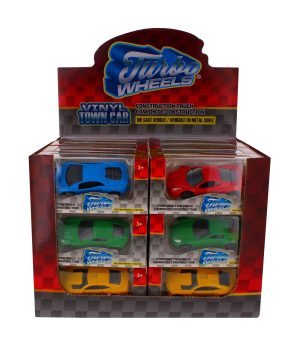 Turbo Wheels Friction Car Metal