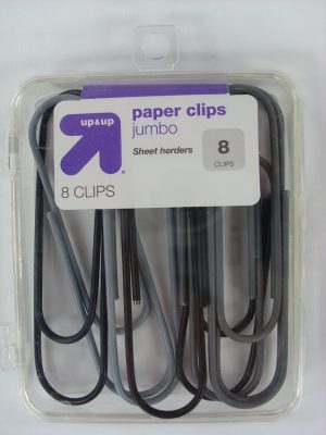 8 Jumbo Paper Clips In Case