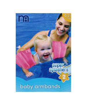 Baby Armbands 0-2 Years Pink Super splasher